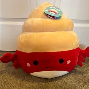 Squishmallows Indie Crab Plush - Yellow and Cream